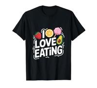 J'aime Manger des Fruits et des collations sucrées T-Shirt Graphique avec Valeur
