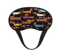 J'aime mes chiens teckels,Masques de sommeil occultants, cache-yeux couvrants, masques de sommeil anti-lumière