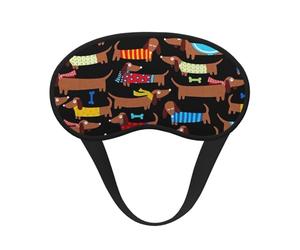 J'aime mes chiens teckels,Masques de sommeil occultants, cache-yeux couvrants, masques de sommeil anti-lumière