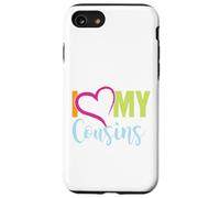 J'aime Mes Cousins Sœurs Frères Famille Parents Cousin Coque pour iPhone SE (2020) / 7/8