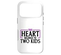 J'aime Mes Deux Enfants Coque pour iPhone 17 Pro