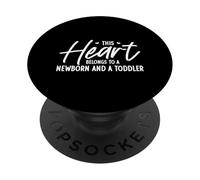 J'aime Mes Deux Enfants PopSockets PopGrip Adhésif