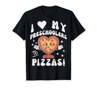 J'aime Mes Enfants d'âge préscolaire aux Pizzas, Professeur de Maternelle à My Heart T-Shirt