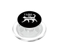 J'aime Mes Grands-Parents, Grand-mère, Grand-père, Papa, Chat, Papa, Animal de Compagnie, Love Paws PopSockets PopGrip pour MagSafe