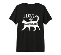 J'aime Mes Grands-Parents, Grand-mère, Grand-père, Papa, Chat, Papa, Animal de Compagnie, Love Paws T-Shirt Haut de Gamme