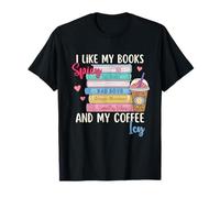 J'aime Mes Livres épicés et Mon café, Les Amateurs de Livres romantiques glacés T-Shirt