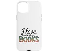 J'aime Mes Livres pour Les Amateurs de Livres Coque pour iPhone 15 Plus