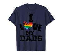 J'aime mes papas Fils Fille Enfants Famille Gay Papa LGBT T-Shirt