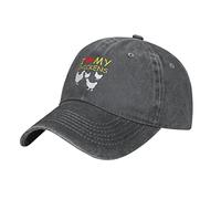 J'aime Mes Poules Bonnet De Golf Retro Casquette De Camionneur Hip-Hop Sunhat pour Extérieur Femme Homme