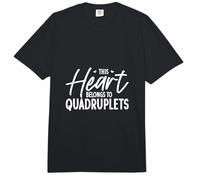 J'aime Mes quadruplés Comfort Colors Adult Heavyweight T-Shirt