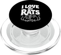 J'aime Mes Rats, adorables Amoureux des Animaux, la Vie des Rats PopSockets PopGrip pour MagSafe