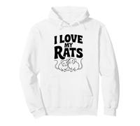 J'aime Mes Rats, adorables Amoureux des Animaux, la Vie des Rats Sweat à Capuche