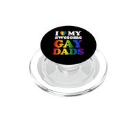 J'aime Mes Super Papas Gays PopSockets PopGrip pour MagSafe