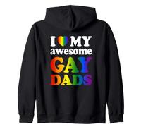 J'aime Mes Super Papas Gays Sweat à Capuche