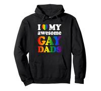 J'aime Mes Super Papas Gays Sweat à Capuche