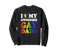 J'aime Mes Super Papas Gays Sweatshirt