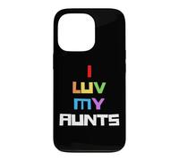 J'aime Mes tantes Gay Pride Rainbow Pride 2 Tante Auntie Sis Coque pour iPhone 13 Pro