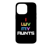 J'aime Mes tantes Gay Pride Rainbow Pride 2 Tante Auntie Sis Coque pour iPhone 14 Pro Max