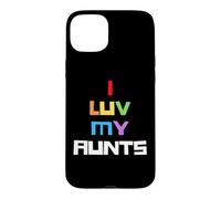 J'aime Mes tantes Gay Pride Rainbow Pride 2 Tante Auntie Sis Coque pour iPhone 15 Plus