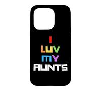J'aime Mes tantes Gay Pride Rainbow Pride 2 Tante Auntie Sis Coque pour iPhone 15 Pro