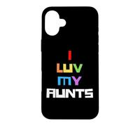 J'aime Mes tantes Gay Pride Rainbow Pride 2 Tante Auntie Sis Coque pour iPhone 16 Plus
