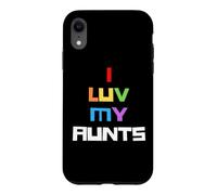 J'aime Mes tantes Gay Pride Rainbow Pride 2 Tante Auntie Sis Coque pour iPhone XR
