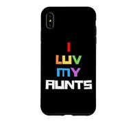 J'aime Mes tantes Gay Pride Rainbow Pride 2 Tante Auntie Sis Coque pour iPhone XS Max
