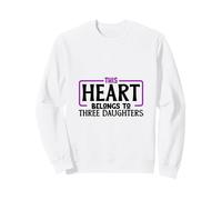 J'aime Mes Trois Filles Sweatshirt