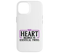 J'aime Mes Vrais Jumeaux Coque pour iPhone 14