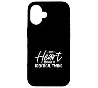 J'aime Mes Vrais Jumeaux Coque pour iPhone 16