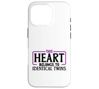 J'aime Mes Vrais Jumeaux Coque pour iPhone 16 Pro