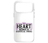 J'aime Mes Vrais Jumeaux Coque pour iPhone 17 Pro Max