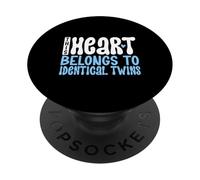 J'aime Mes Vrais Jumeaux PopSockets PopGrip Adhésif