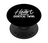 J'aime Mes Vrais Jumeaux PopSockets PopGrip Adhésif