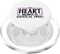 J'aime Mes Vrais Jumeaux PopSockets PopGrip pour MagSafe