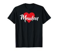 J'aime Meudon France Femmes Coeur T-Shirt