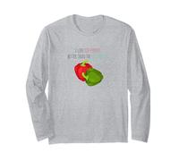 J'aime Mieux Les poivrons Rouges Que Les poivrons Verts Manche Longue