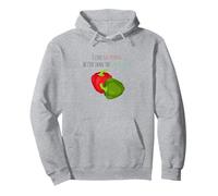 J'aime Mieux Les poivrons Rouges Que Les poivrons Verts Sweat à Capuche