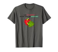 J'aime Mieux Les poivrons Rouges Que Les poivrons Verts T-Shirt