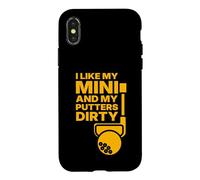 J'aime Mini et Mes putters Sales Coque pour iPhone X/XS