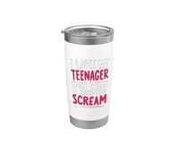 J'aime mon adolescent même quand j'ai besoin de crier maman Gobelet isotherme en acier inoxydable double paroi