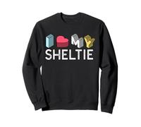 J'aime Mon Amant de Chien de Berger des Shetland Sheltie Sweatshirt