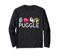 J'aime Mon Amoureux des Chiens Puggle Manche Longue