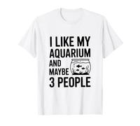J'aime Mon Aquarium et Peut-être 3 Personnes T-Shirt