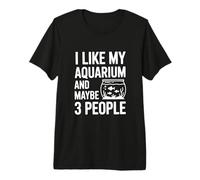 J'aime Mon Aquarium et Peut-être 3 Personnes T-Shirt Haut de Gamme