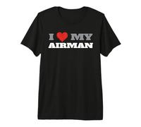 J'aime Mon aviateur Militaire T-Shirt Haut de Gamme