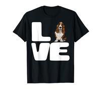 J'aime Mon Basset Hound L'Amour Love T-Shirt