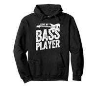J'aime Mon Bassiste Sweat à Capuche