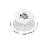 J'aime Mon Bateau et Peut-être 3 Personnes PopSockets PopGrip pour MagSafe