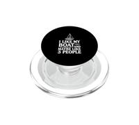 J'aime Mon Bateau et Peut-être 3 Personnes PopSockets PopGrip pour MagSafe